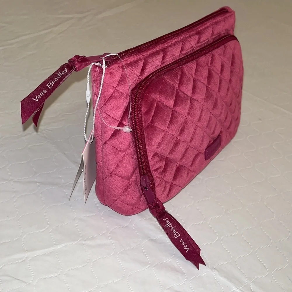 Vera Bradley Majestic Magenta Compact Organizer - cosmetic and toiletry bag